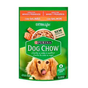 Pouch Dog Chow - Adulto Minis & Pequeños - Salmón (100 gr.)