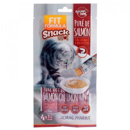 Snack Fit Formula para gato - sabor Puré de Salmón