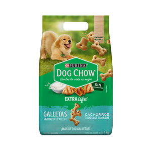 Galletas Dog Chow para Cachorros - Sabor Pollo