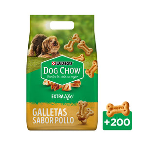 Galletas Dog Chow para Perros Minis & Pequeños - Sabor Pollo