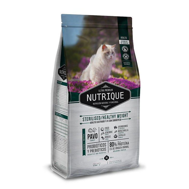 Nutrique Young Adult Cat - Sterilised/Healthy Weight