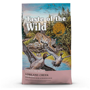 Taste of the Wild Lowland Creek para Gatos - Pato & Codorniz